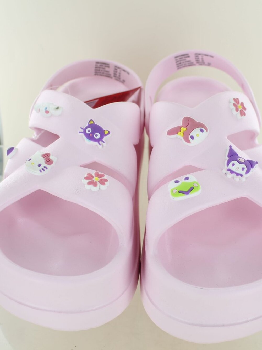 New Hello Kitty And Friends Criss-Cross Strap Platform Slides Sandals - Size 11